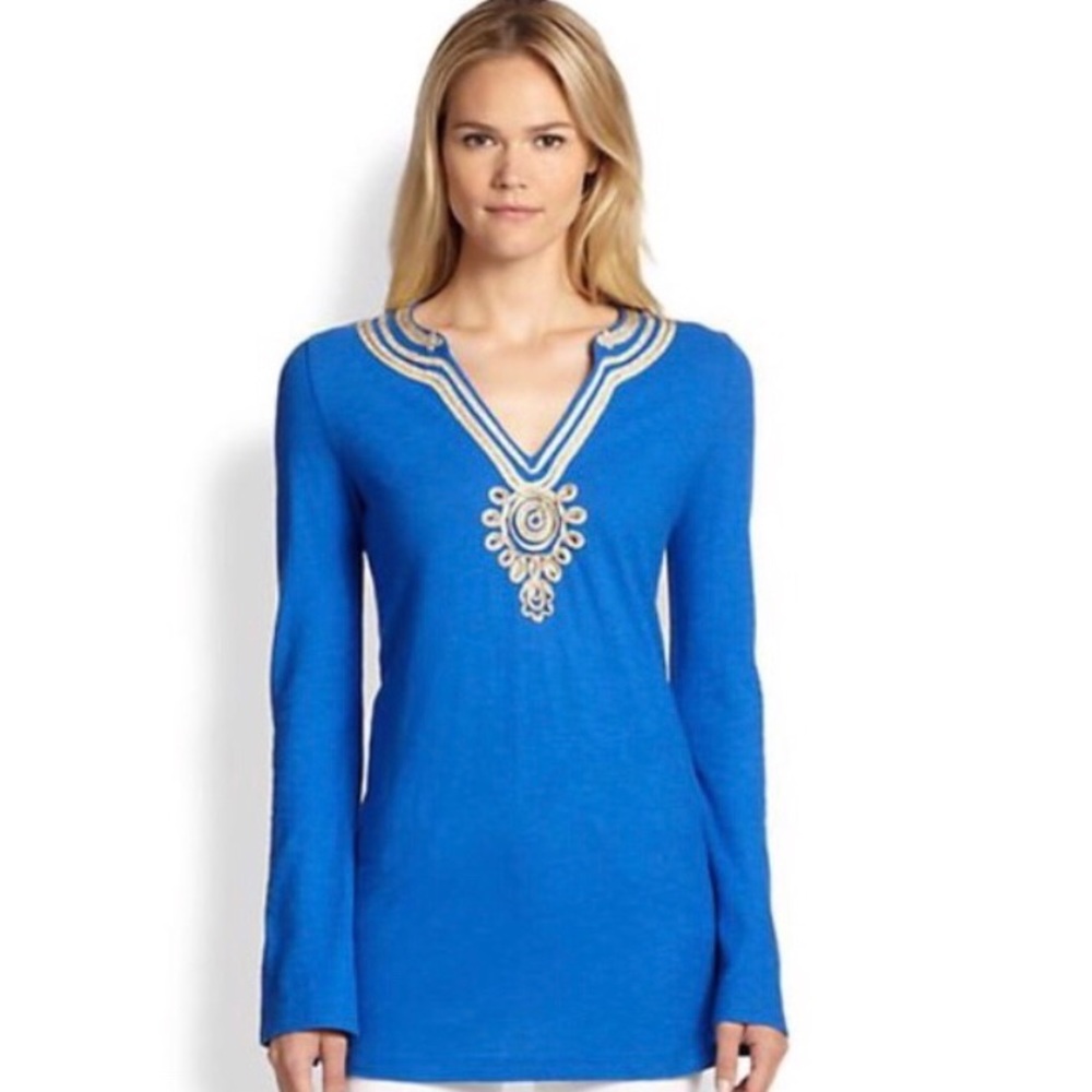 LILLY PULITZER EMERSON COTTON TUNIC